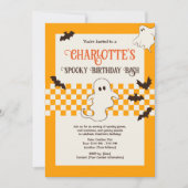 Schattigee Spooky Ghost Halloween Tiener Verjaarda Kaart (Voorkant)