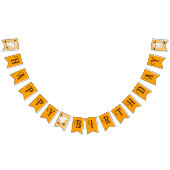 Schattigee Spooky Ghost Halloween Tiener Verjaarda Vlaggetjes (Alle)