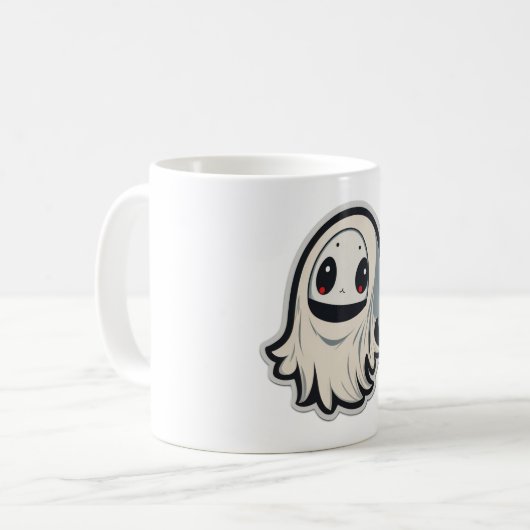 Schattigee Spooky Ghost Koffiemok (Voorkant links)