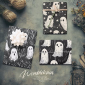  Schattigee Spooky Ghosts Halloween Paper Set
