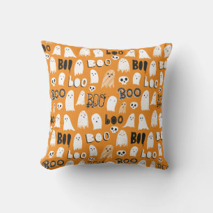 Schattigee Spooky Ghosts, Skulls en Boo Kussen