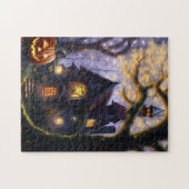 Schattigee spooky grillige Halloween/herfst Legpuzzel (Horizontaal)