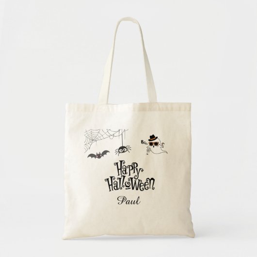 Schattigee & Spooky Halloween Canvas tas (Voorkant)