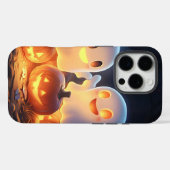 Schattigee Spooky Halloween Cartoon Ghosts Glowing Case-Mate iPhone Case (Achterkant (horizontaal))