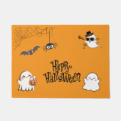 Schattigee & Spooky Halloween Deur Mat (Voorkant)