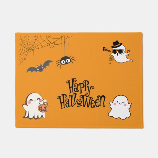 Schattigee & Spooky Halloween Deur Mat (Voorkant)