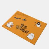 Schattigee & Spooky Halloween Deur Mat (Schuin)