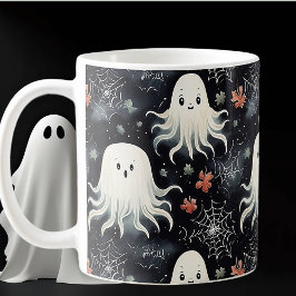 Schattigee spooky halloween drijvende grillige gee koffiemok