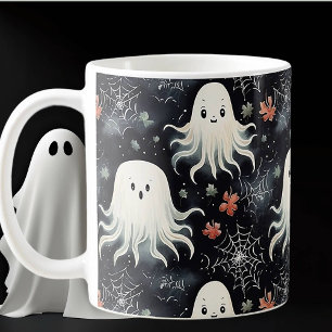 Schattigee spooky halloween drijvende grillige gee koffiemok