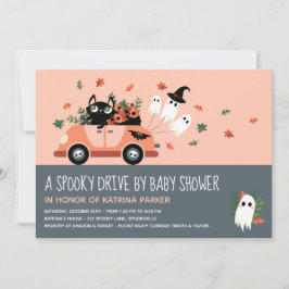 Schattigee Spooky Halloween Drive van Blush Baby s Kaart