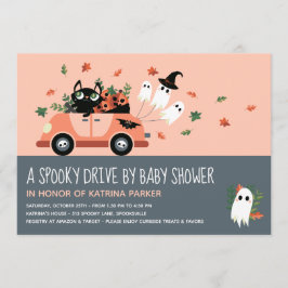 Schattigee Spooky Halloween Drive van Blush Baby s Kaart