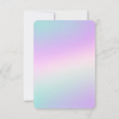 Schattigee Spooky Halloween-feestuitnodiging Kaart (Achterkant)