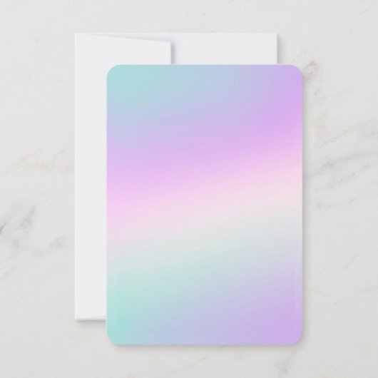 Schattigee Spooky Halloween-feestuitnodiging Kaart (Achterkant)