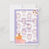 Schattigee Spooky Halloween-feestuitnodiging Kaart (Voorkant)