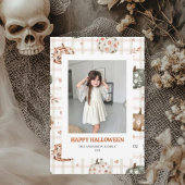 Schattigee Spooky Halloween-fotokaart