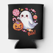 Schattigee Spooky Halloween Ghost, Pompoenen en Sn Blikjeskoeler (Voorkant)