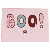Schattigee & Spooky Halloween Gift Bag – Kawaii Pa Groot Cadeauzakje (Achterkant)