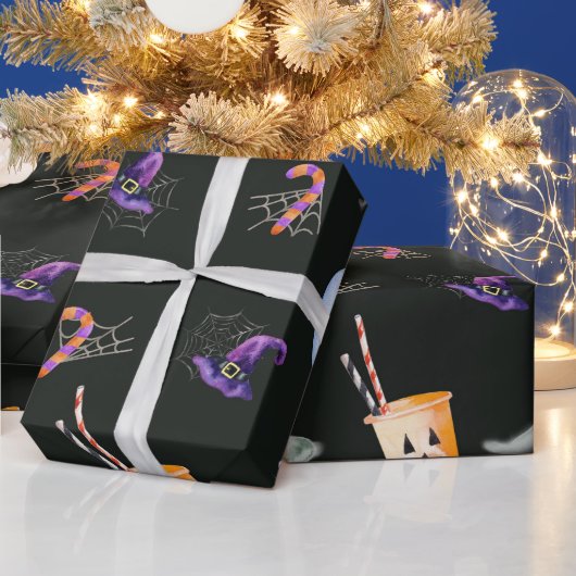 Schattigee Spooky Halloween Gift Cadeaupapier (Feestdagen)