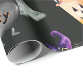 Schattigee Spooky Halloween Gift Cadeaupapier (Rol Hoek)