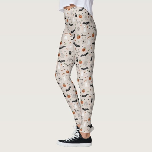 Schattigee Spooky Halloween Herfst Leggings (Links)