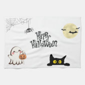 Schattigee & Spooky Halloween Keuken Handdoek (Horizontaal)