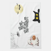 Schattigee & Spooky Halloween Keuken Handdoek (Verticaal)