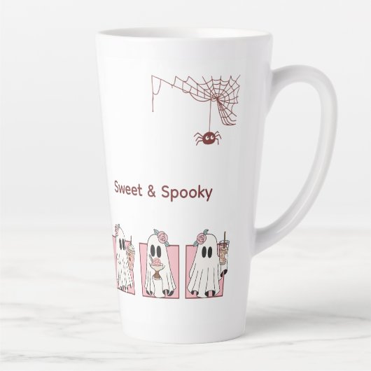 Schattigee & Spooky Halloween Mok - Kawaii Ghosts (Rechts)