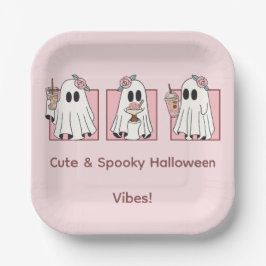 Schattigee & Spooky Halloween Papier Borden Kawaii Papieren Bordje