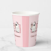 Schattigee & Spooky Halloween Papieren Bekers – Ka (Rechts)