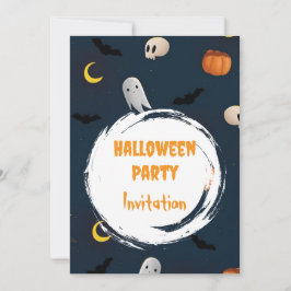 Schattigee Spooky Halloween Party Invitation Donke