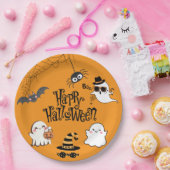 Schattigee & Spooky Halloween Party Paper Borden Papieren Bordje (Feest)