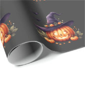 Schattigee Spooky Halloween Sticker – Pompoen Cadeaupapier (Rol Hoek)