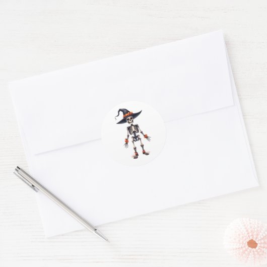 Schattigee Spooky Halloween Sticker - Skeleton Vib (Envelop)