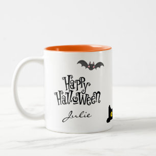 Schattigee & Spooky Halloween Two-Tone Coffee Mok