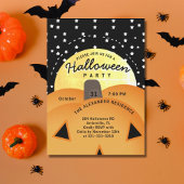 Schattigee Spooky Jack O Lantern Halloween Party Kaart