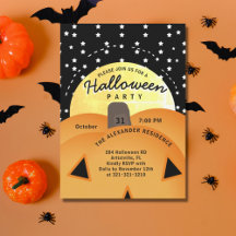 Schattigee Spooky Jack O Lantern Halloween Party