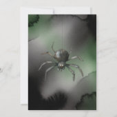 Schattigee Spooky Monster Bash Halloween Party Kaart (Achterkant)