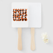 Schattigee Spooky Nurse Halloween Handwaaier (Voorkant en achterkant)