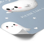 Schattigee Spooky One Halloween-baby's zijn zoet Poster (Hoek)