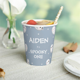 Schattigee Spooky One Halloween Boy 1st Birthday Papieren Bekers