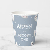 Schattigee Spooky One Halloween Boy 1st Birthday Papieren Bekers (Voorkant)
