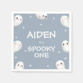 Schattigee Spooky One Halloween Boy 1st Birthday Servet (Voorkant)