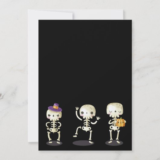 Schattigee Spooky One Halloween Ghost 1st Boy Verj Kaart (Achterkant)