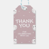 Schattigee Spooky One Halloween Girl 1e Verjaardag Cadeaulabel (Voorkant)