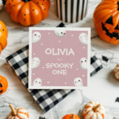Schattigee Spooky One Halloween Girl 1e Verjaardag Servet