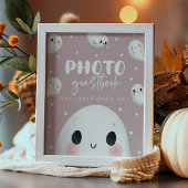 Schattigee Spooky One Halloween Guestbook Poster