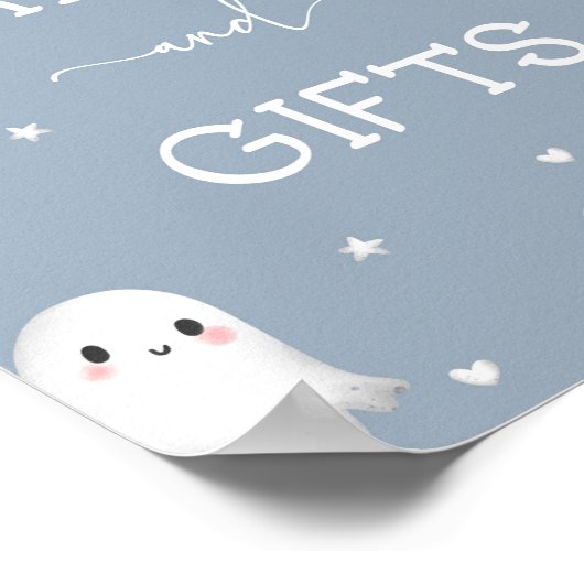 Schattigee Spooky One Halloween Kaarten en geschen Poster (Hoek)