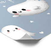 Schattigee Spooky One Halloween Kies uw vergif Poster (Hoek)