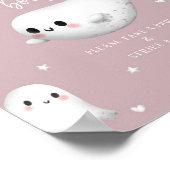 Schattigee Spooky One Halloween Photo Booth Sign Poster (Hoek)