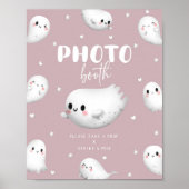 Schattigee Spooky One Halloween Photo Booth Sign Poster (Voorkant)